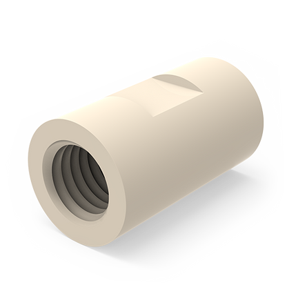 Union, Low Pressure, 1.3 mm Bore, PEEK, Complete