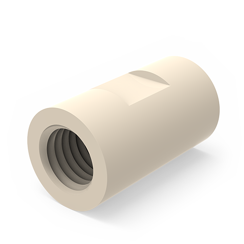 Union, Low Pressure, 1.3 mm Bore, PEEK, Complete