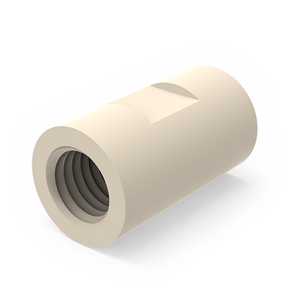 Union, Low Pressure, 1.3 mm Bore, PEEK, Complete