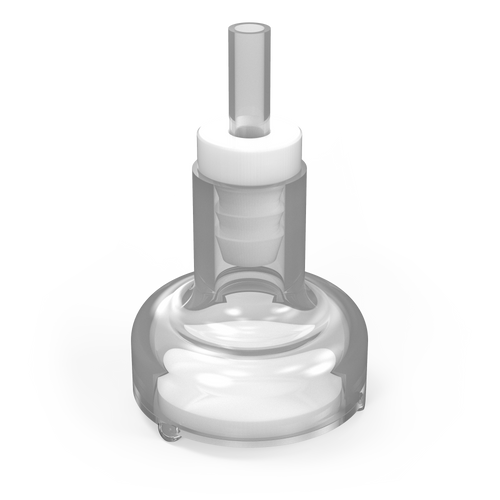Last Drop Biocompatible Glass Mobile Phase Filter, 100 µm Glass Frit, Includes a 1/8" OD Tubing Connector