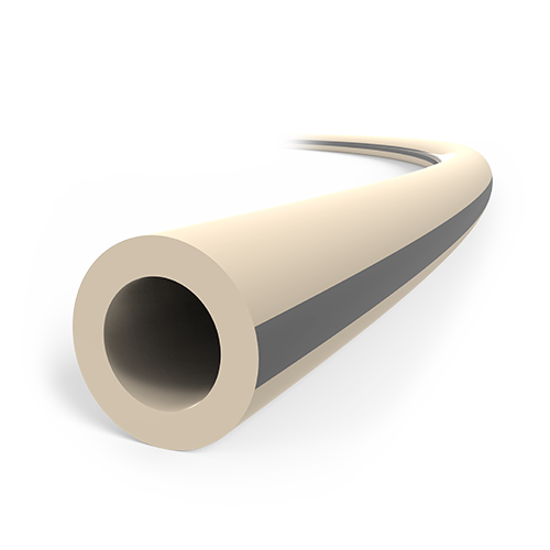 PEEK Tubing, 1/16" OD x 0.040" ID, Striped Grey 2400 PSI - PRICED PER FOOT, PLEASE SPECIFY LENGTH REQUIRED