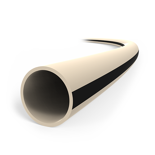 PEEK Tubing, 1/16" OD x 1.4mm ID, Striped Black 750 PSI - PRICED PER FOOT, PLEASE SPECIFY LENGTH REQUIRED