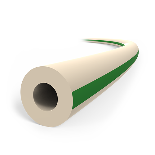 PEEK Tubing, 1/16" OD x 0.75mm ID, Striped Green 3500 PSI - PRICED PER FOOT, PLEASE SPECIFY LENGTH REQUIRED