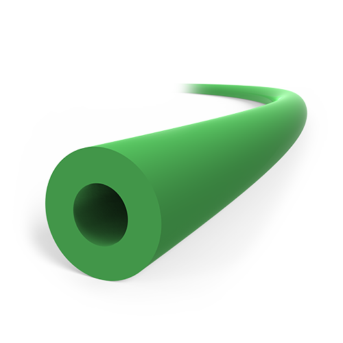 PEEK Tubing, 1/16" OD x 0.030" ID, Solid Green 3500 PSI - PRICED PER FOOT, PLEASE SPECIFY LENGTH REQUIRED