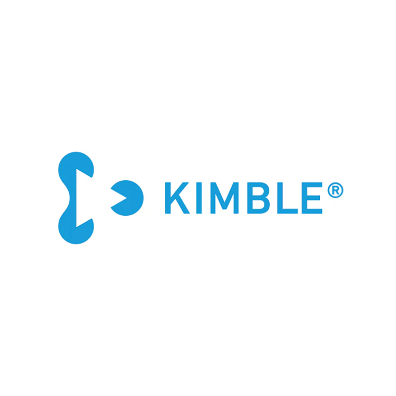 Logo of KIMBLE for C7875204G33400 - KIMBLE® Black Phenolic Caps, 13mm-33mm, Cemented Rubber Liner, Case of 144, 33-400