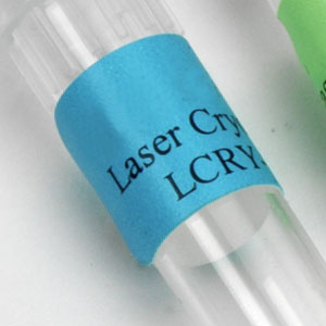 Laser Cryo-Babies®, Large, 1.28” L x 0.5” W. Labels/Sheet: 85. Labels/Package: 1700, Blue
