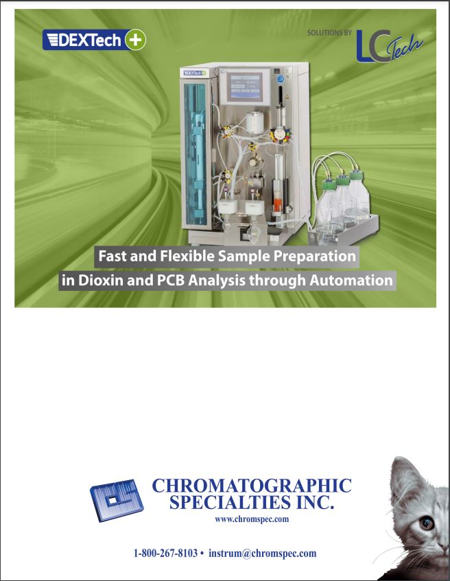 DEXTech Plus - Automated Sample Preparation in Dioxin and PCB Analysis
