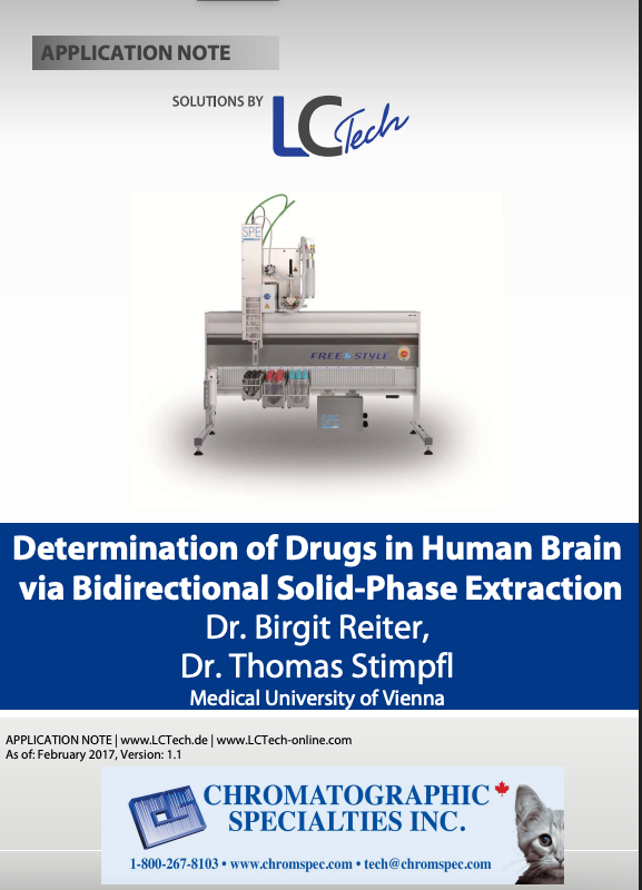 Determination of Drugs in Human Brain via Bidirectional Solid-Phase Extraction