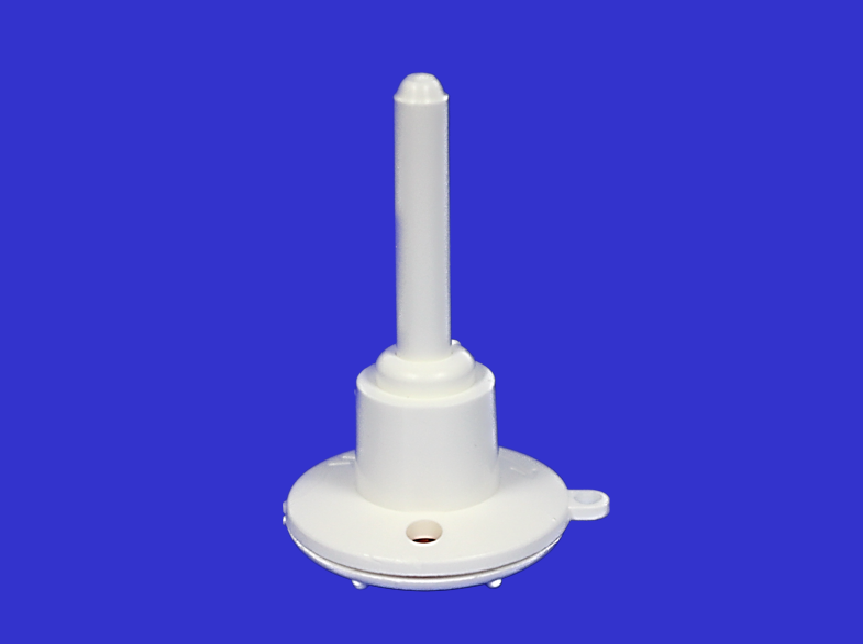 Tedlar Gas Sampling Bag, 6" x 6" 0.6L, CHROMSPEC, with Locking Combo Valve with Septum