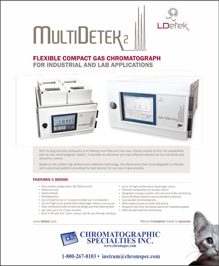 Flexible Compact gas chromatograph For Industrial and lab applications