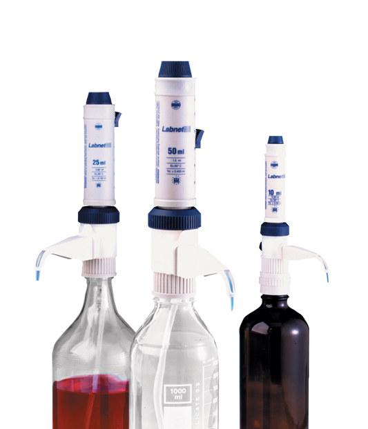 Labmax™ Bottle Top Adjustable Purging Dispenser, 2.0 - 10 mL