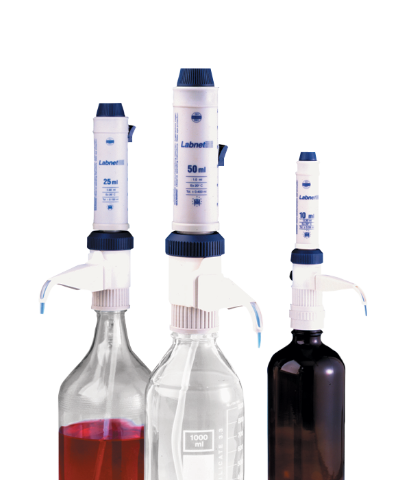 Labmax™ Bottle Top Adjustable Purging Dispenser, 1.0 - 5.0 mL