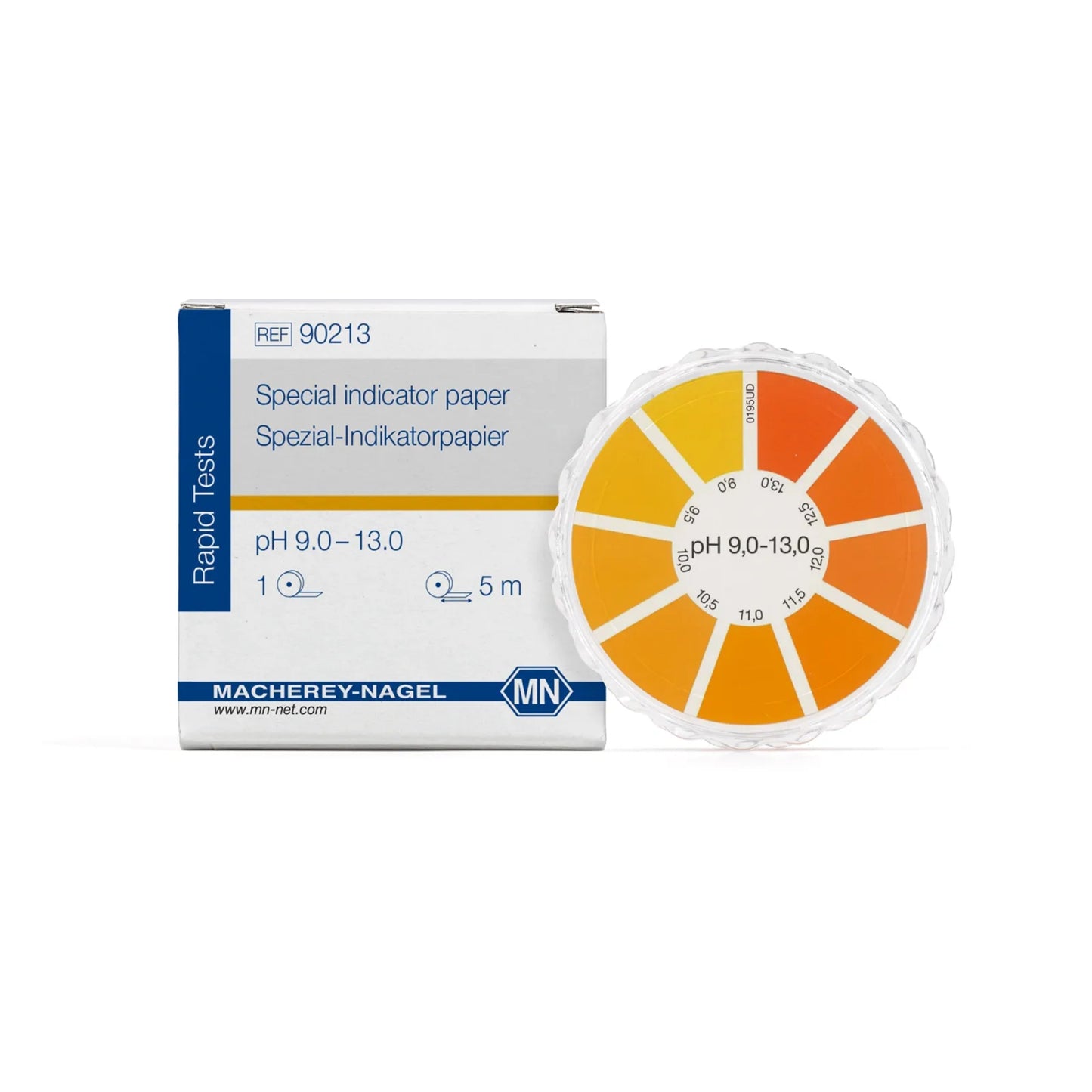 Special Indicator Paper, pH 9.0–13.0, 5 m x 7 mm