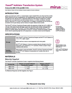TransIT®-AAViator Transfection System