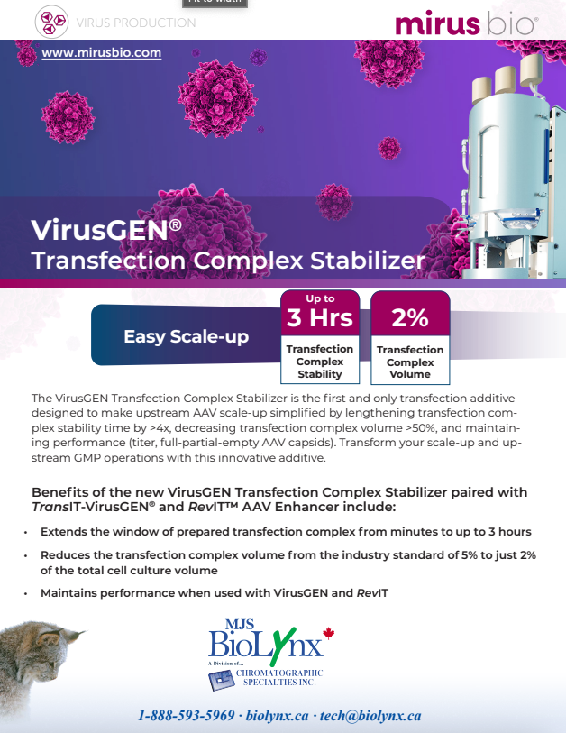 VirusGEN® Transfection Complex Stabilizer