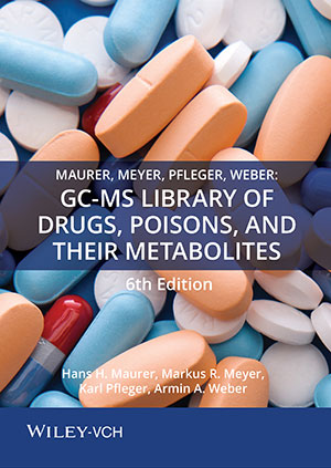Maurer, Meyer, Pfleger, Weber: GC-MS Library of Drugs, Poisons, and Their Metabolites 6th Edition, USB