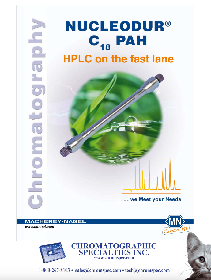 Nucleodur C18 PAH - HPLC on the fast lane