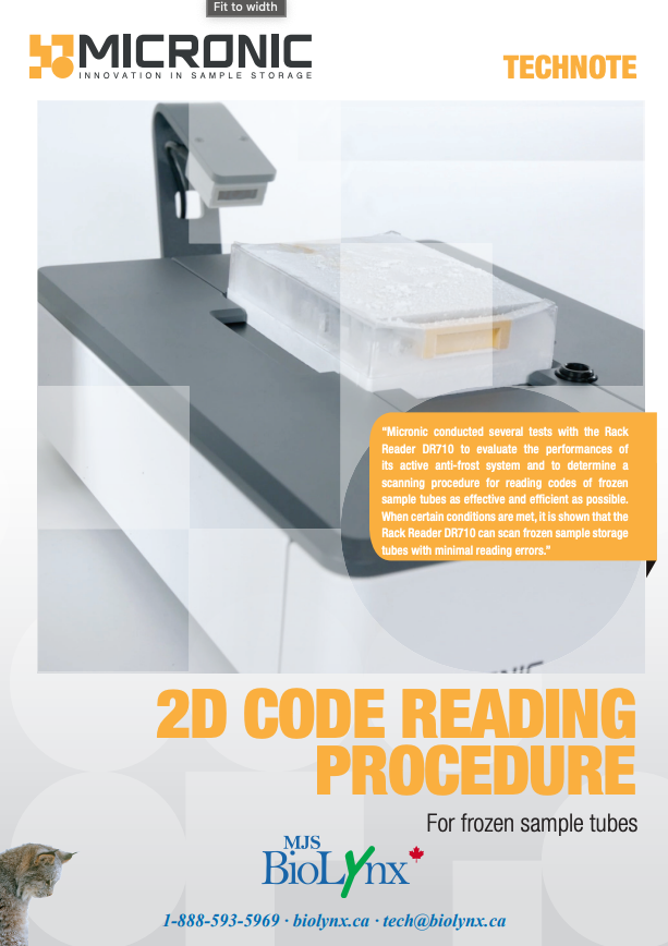2D Code Reader Procedure