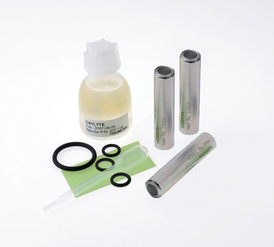Membrane Kit FDA, Includes 3 x FDA Membranes, 20mL Bottle Of Oxylyte, Green Polish Cloth, Disposable Pipet, EPDM O-Rings