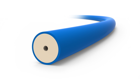 PEEK Tubing, 1/16" OD x 0.25mm ID, Dual Layer, Blue, 5000 PSI - PRICED PER FOOT, PLEASE SPECIFY LENGTH REQUIRED