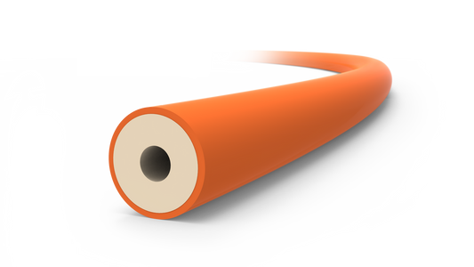 PEEK Tubing, 1/16" OD x 0.50mm ID, Dual Layer, Orange, 5000 PSI - PRICED PER FOOT, PLEASE SPECIFY LENGTH REQUIRED