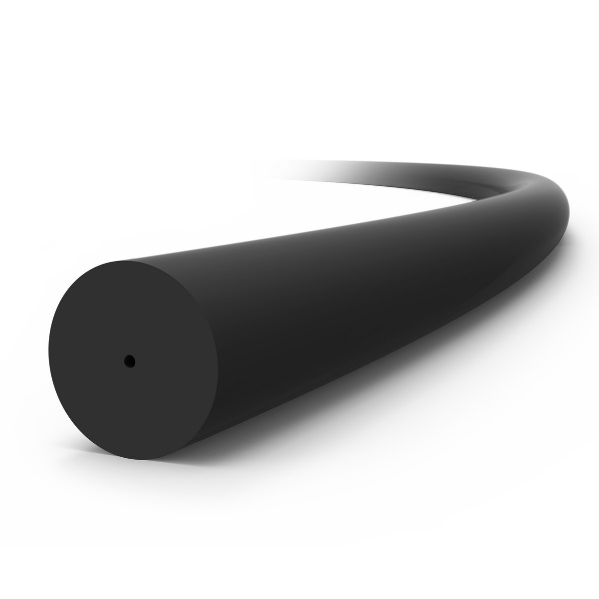 PEEK Tubing, 1/16" OD x 0.004" ID, Black - PRICED PER FOOT, PLEASE SPECIFY LENGTH REQUIRED