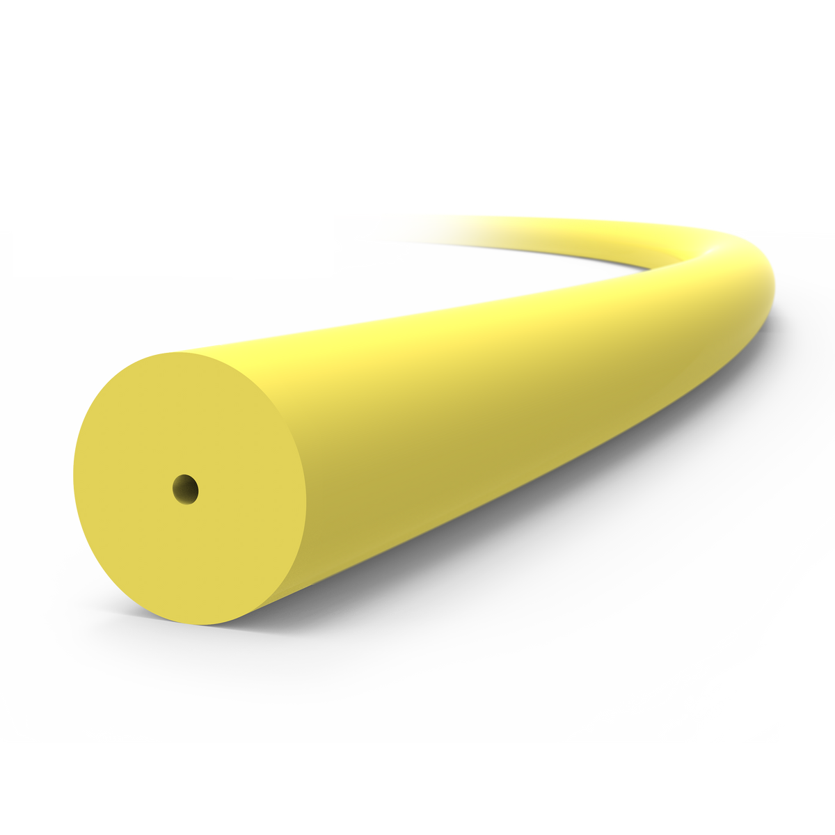 PEEK Tubing, 1/16" OD x 0.18mm ID, Solid Yellow, 5800 PSI - PRICED PER FOOT, PLEASE SPECIFY LENGTH REQUIRED