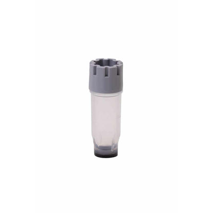 0.40 mL 2D Data-Matrix coded Screw Cap tubes with External Thread V-bottom Precapped with Grey Screw Cap IG in Micronic 96-1 Rack with high cover (Barcoded A1-H1 side), 4 x 10 racks