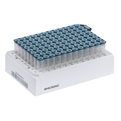 Lyo Capclusters EFC Blue-Green for Capping 96 Individual Tubes with Internal Thread, 24 x 10 Clusters