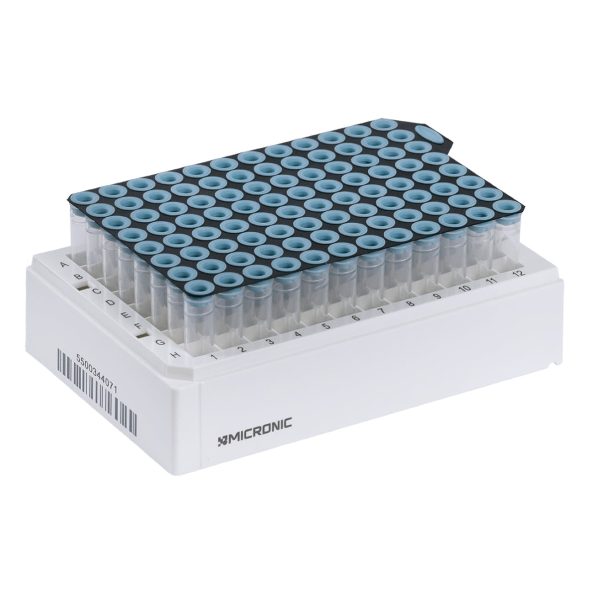 Lyo Capclusters EFC Blue-Green for Capping 96 Individual Tubes with Internal Thread, 24 x 10 Clusters