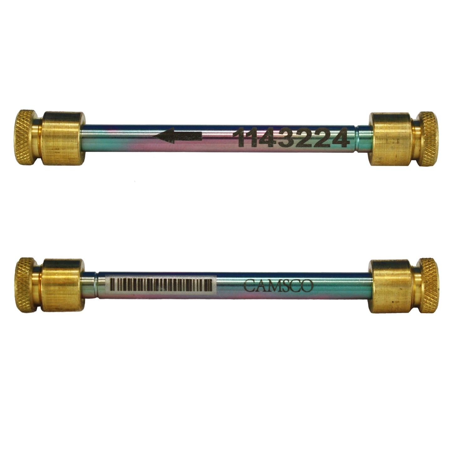 1/4" x 3.5" Stainless Steel Tube, Chromosorb 106 60/80, Unconditioned, Brass Analytical Cap, For Perkin Elmer, Markes & Shimadzu, Minimum Order Quantity of 10