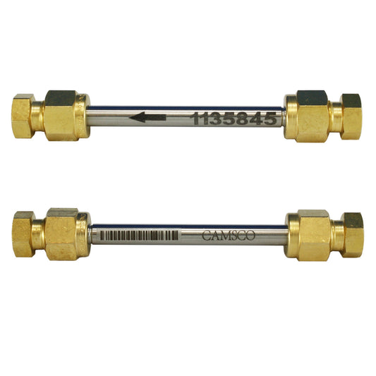 1/4" x 3.5" Stainless Steel Tube, Tenax TA 60/80, Unconditioned, Brass Compression Cap, For Perkin Elmer, Markes & Shimadzu, Minimum Order Quantity of 10
