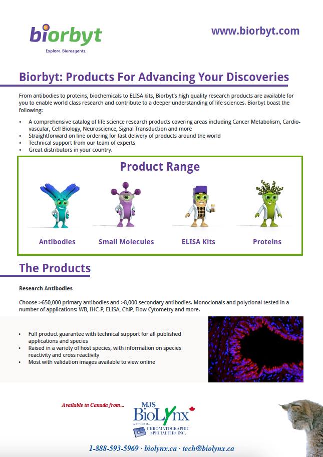 Products for advancing discoveries