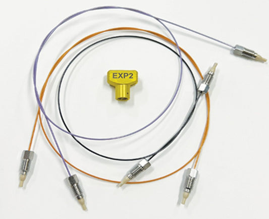 EXP® Ti-REX™ Tubing Set, with 1/32" PEEKsil, 650 x 0.075 mm ID, Black