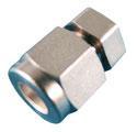 1/4" Stainless Steel Compression Cap, with Heavy Duty PTFE Ferrule, Minimum Order Quantity of 10
