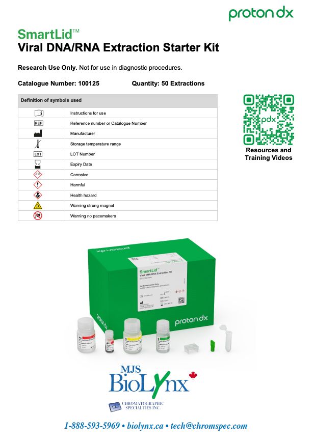 SmartLid™ – Viral DNA/RNA Extraction Starter Kit