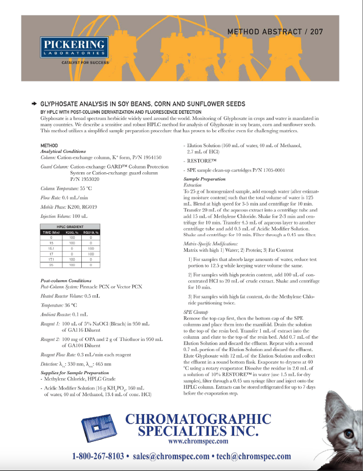 Method Abstract 215 - Clean-Up and Determination of Aflatoxins in Peanuts and Peanut Butter