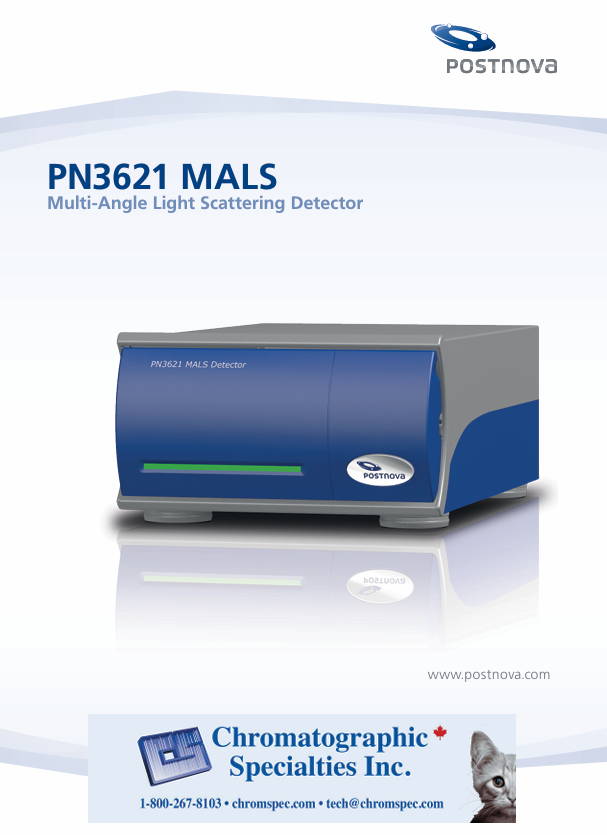 PN3621 MALS Multi-Angle Light Scattering Detector
