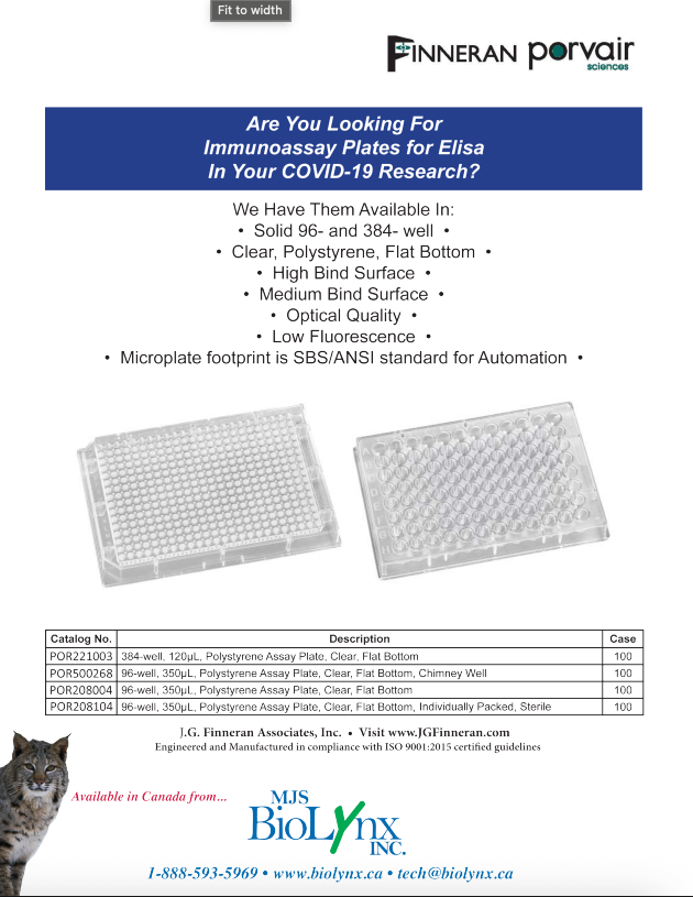 Looking for Immunoassy Plates for Elisa in your COVID-19 Research