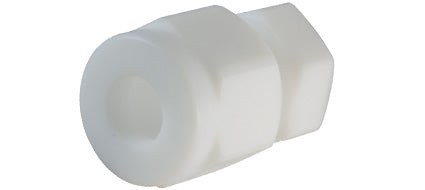 6 mm PTFE Compression Caps, with PTFE Ferrules, Minimum Order Quantity of 10