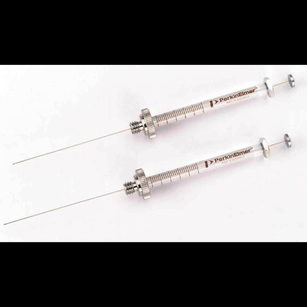 Clarus AutoSystem Autosampler Syringe, 5 µL, 0.63 mm OD, Metal Plunger In Barrel with PTFE-Tipped Seal