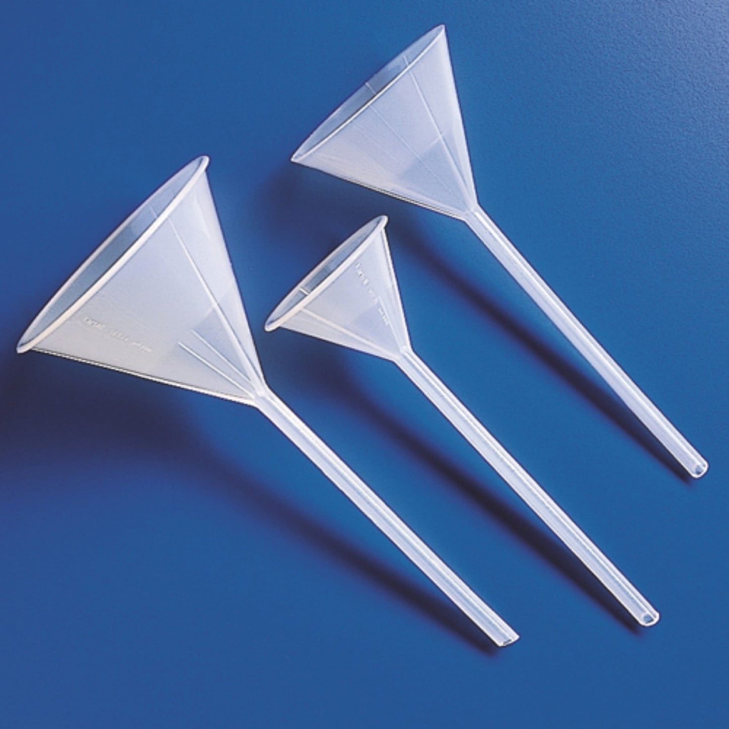 Kartell Long Stem Funnel, 60° Side, PP, 50 mL, 2/pk
