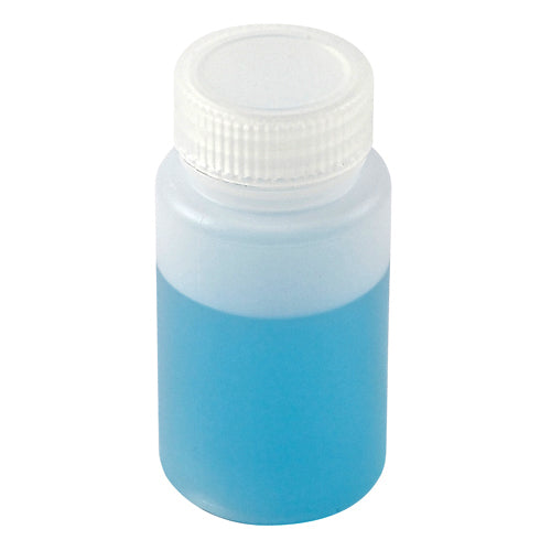 Wide Mouth Bottle, 125 mL (4 oz.), HDPE, 38 mm Leakproof PP Closure, Bulk, 350/pk