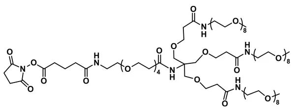 NHS-dPEG®₄-(m-dPEG®₈)₃-ester - 1000 mg