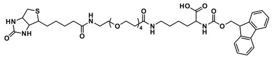 Fmoc-N-Lys-(dPEG®₄-biotin)-OH-(acid) - 1000 mg