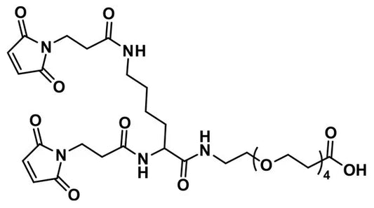 Bis-MAL-Lysine-dPEG®₄-acid - 100 mg
