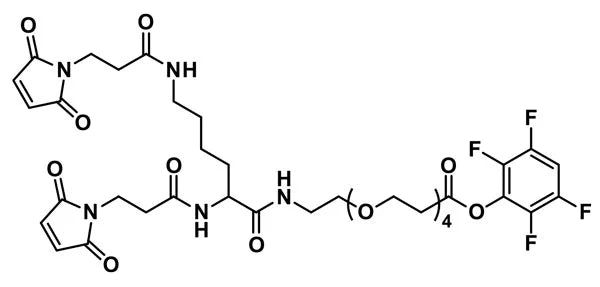 Bis-MAL-Lysine-dPEG®₄-TFP ester - 100 mg