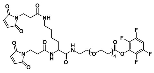 Bis-MAL-Lysine-dPEG®₄-TFP ester - 100 mg