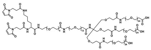 Bis-MAL-Lysine-dPEG®₄-dPEG®₁₂-Tris(-dPEG®₂₄-acid)₃ - 100 mg
