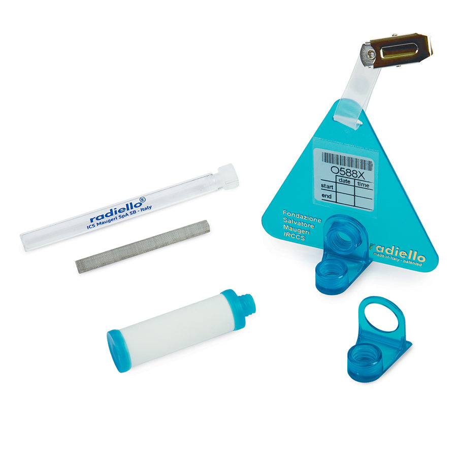 Starter kit - 1 Complete sampler for BTEX / VOCs, CS2 desorption, white diffusive body, cartridge + blank, support plate, adaptor